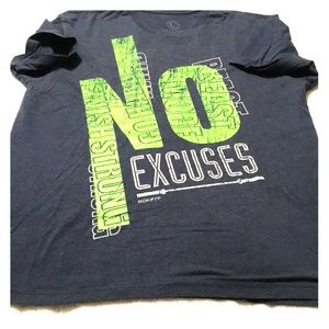 RokFit No Excuses Crossfit Tee